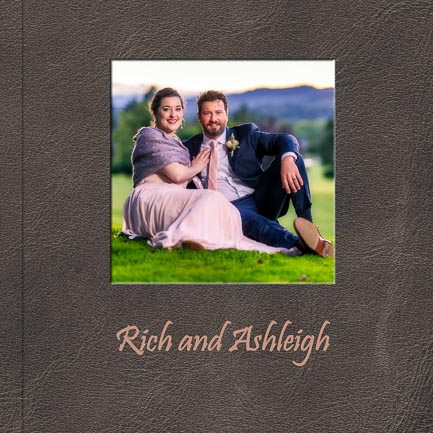 A handcrafted photographic album.